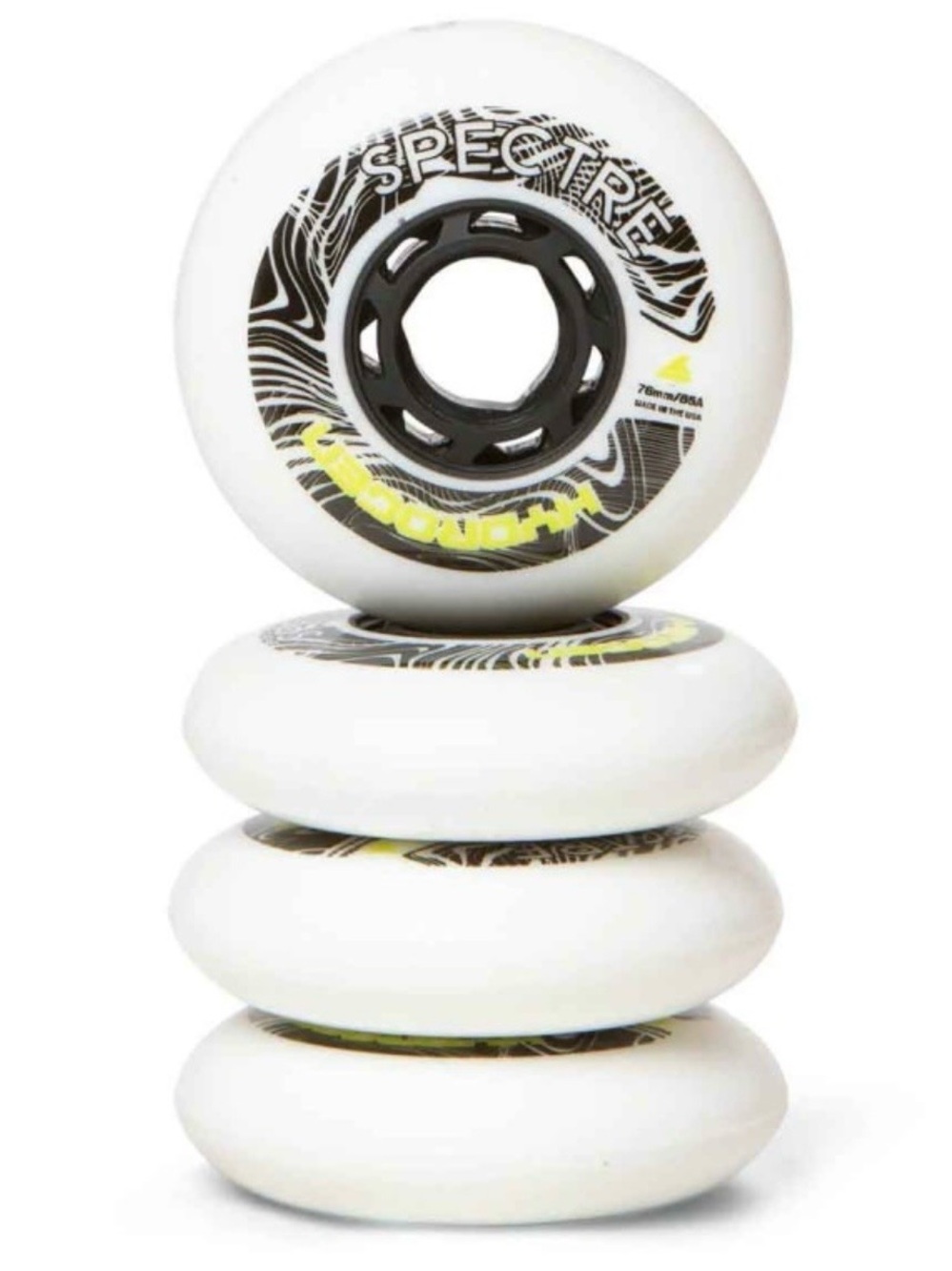 Rollerblade Hydrogen Spectre Inline Skate Wheels 76mm 4 Pack #50